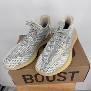 Adidas Yeezy Boost 350 V2 Static Shoes Mens 13 Gray Primeknit Sneakers EF2905